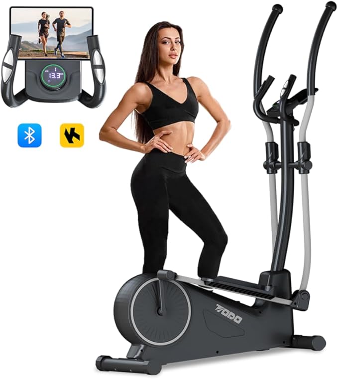 TODO 2-in-1 Crosstrainer für Zuhause mit App & LCD Monitor