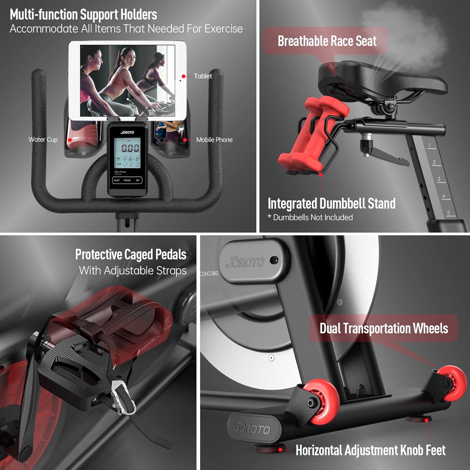 JOROTO X4S: Bluetooth Heimtrainer mit Magnetwiderstand
