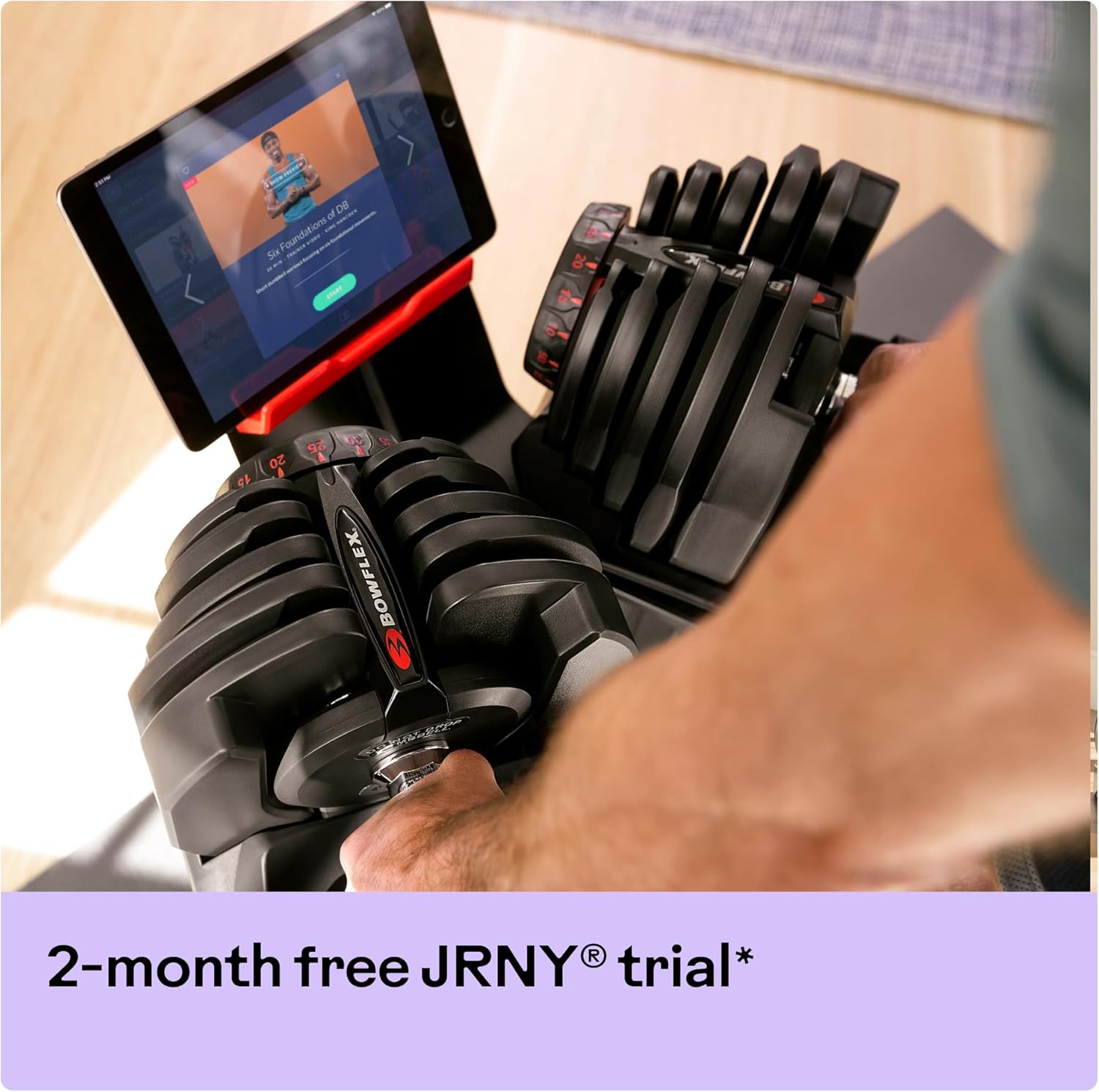 Bowflex SelectTech: Verstellbare Einzelhantel mit Gewichtssystem