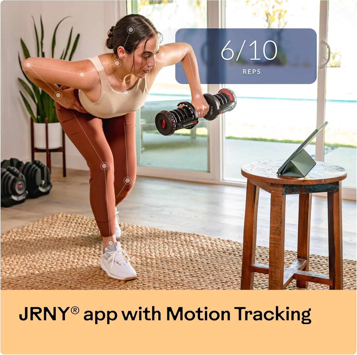 Bowflex SelectTech: Verstellbare Einzelhantel mit Gewichtssystem