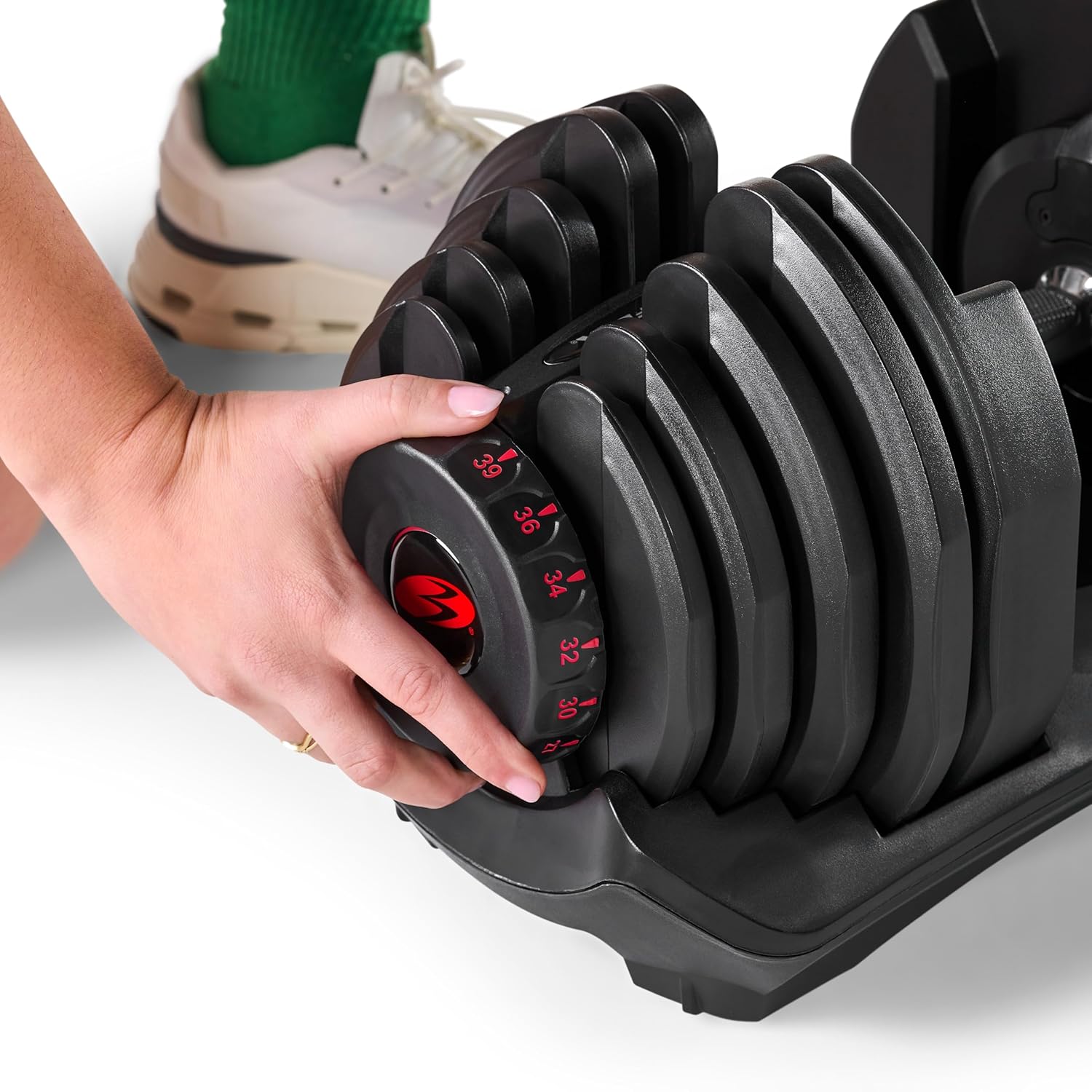Bowflex SelectTech: Verstellbare Einzelhantel mit Gewichtssystem