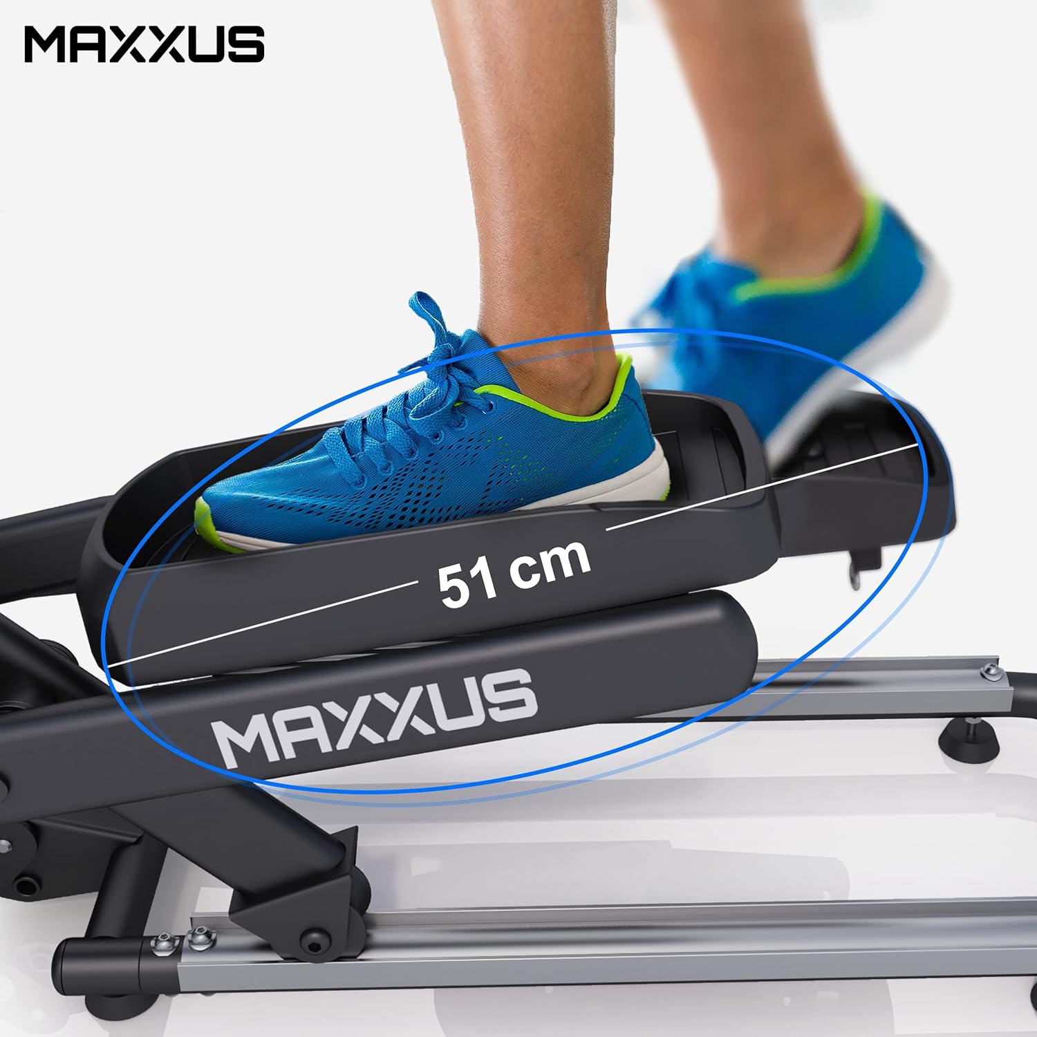 Klappbarer Ellipsentrainer für Zuhause | 24kg Schwungmasse & App