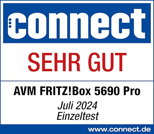 FRITZ!Box 5690 Pro – Wi-Fi 7 Triband-Router für DSL & Glasfaser, Mesh & DECT
