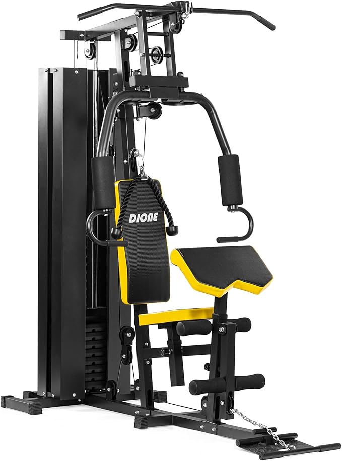 Dione HG3 Kraftstation Multi-Gym mit 45kg Gewichten, erweiterbar auf 100kg