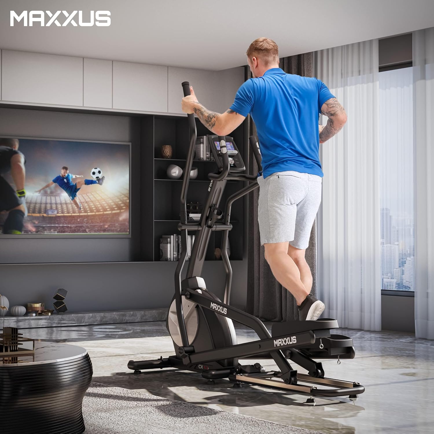 Klappbarer Ellipsentrainer für Zuhause | 24kg Schwungmasse & App